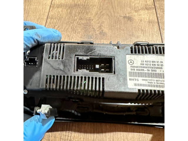 Блок управления климат-контролем A2128300285, 5HB00935559   Mercedes-Benz E C207 W207