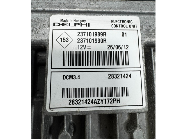 Комплект блоков управления 237101989R, 237101990R Renault Clio III