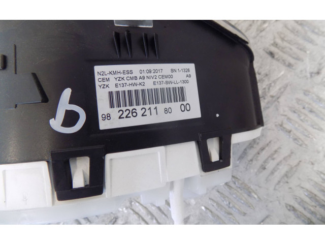 Панель приборов 9822621180, E137HWK2 Peugeot 2008 I