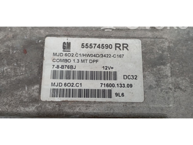 Блок управления двигателем Блок управления 55574590RR Opel Combo D
