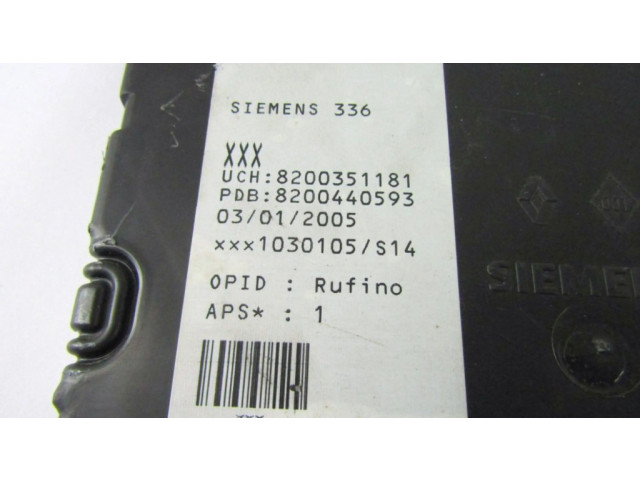 Блок управления 8200351181   Renault Megane II