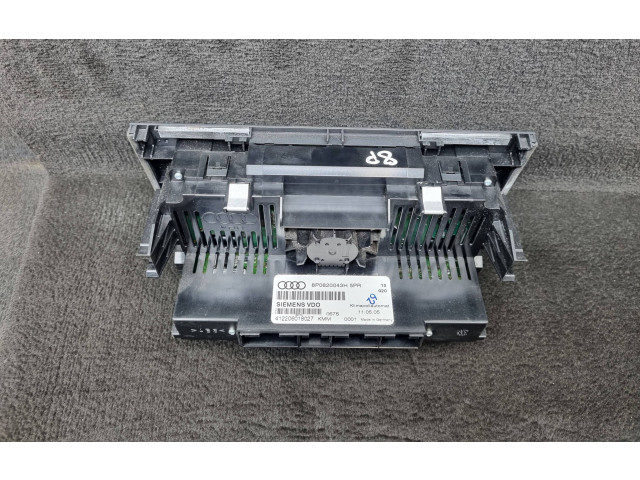 Блок управления климат-контролем 8P0820043H, 8P0820043H5PR   Audi A3 S3 A3 Sportback 8P