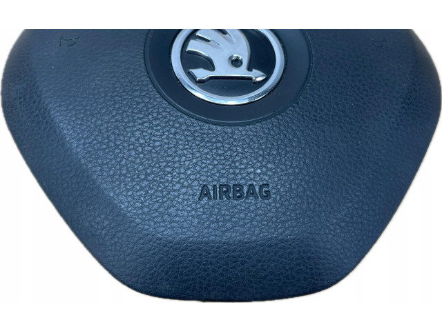 Подушка безопасности водителя 5E0880201A Skoda Fabia Mk1 (6Y)