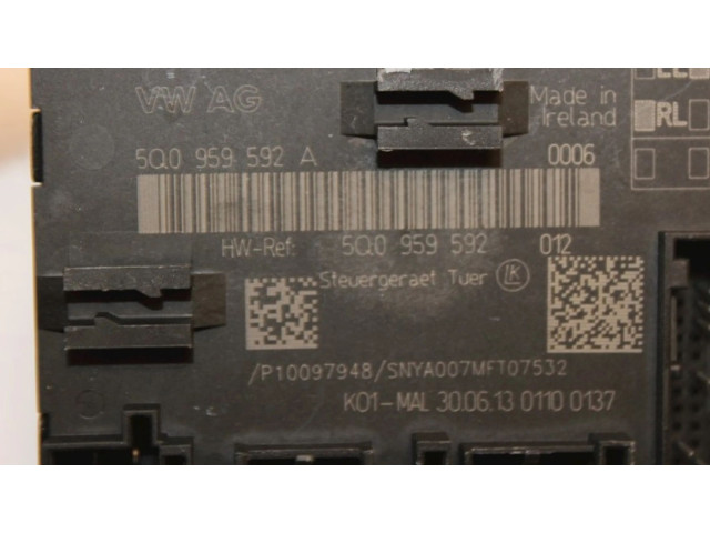 Блок управления 5Q0959592A, 5Q0959592A Volkswagen Golf VII