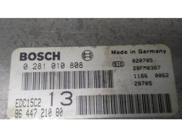 Блок управления двигателя 0281010808, 020705   Citroen C5