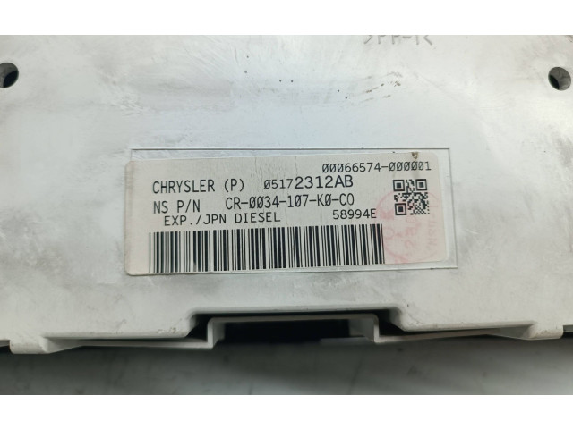 Панель приборов 05172312AB, 00066574000001 Jeep Grand Cherokee (WK)