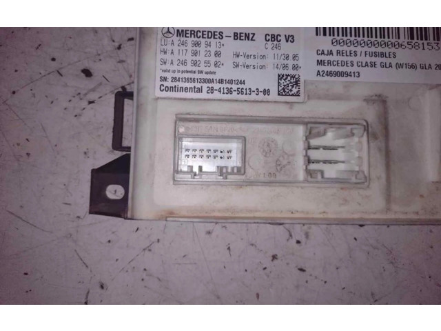   Pojistková skříňka A2469009413   Mercedes-Benz GLA W156 2014