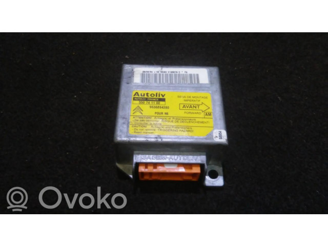 Блок подушек безопасности 9636894280, 550741100 Citroen Xsara