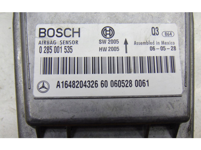 Блок подушек безопасности A1648204326 Mercedes-Benz ML W164