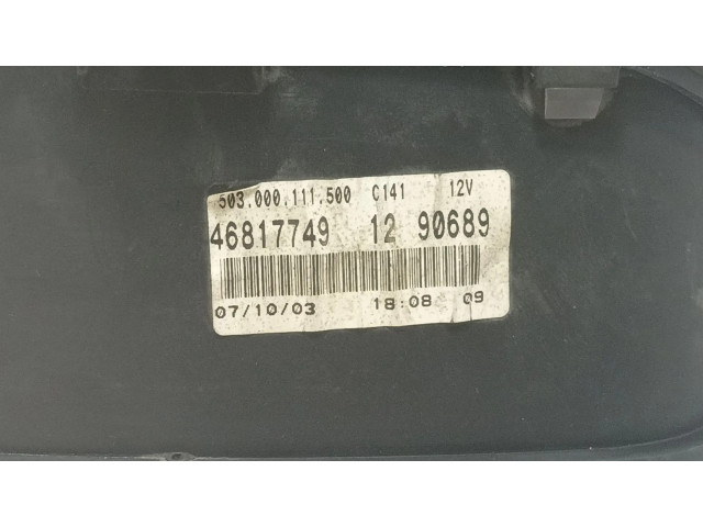 Přístrojová deska Fiat Doblo 2004 46817749, 1290689