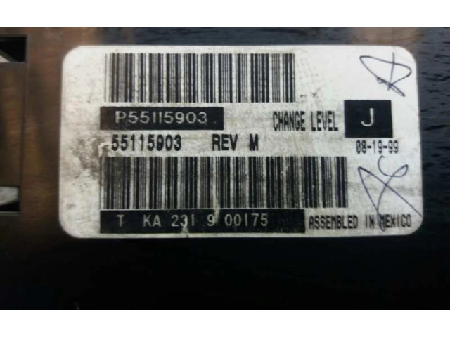 Блок управления климат-контролем 55115903REV Jeep Grand Cherokee (WJ)