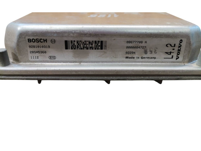 Блок управления двигателя 08677708A, 02294 Volvo S60