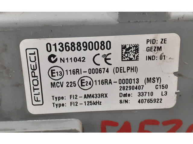 Pojistková skříňka Řídící jednotka BSM 01368890080, 116RI000674 Peugeot Bipper 2011