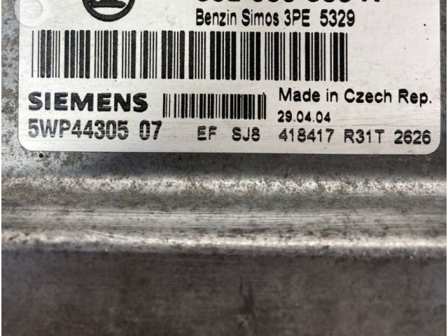 Блок управления двигателя A2711537579 Skoda Fabia Mk1 (6Y)