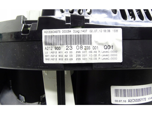 Přístrojová deska Mercedes-Benz E C207 W207 2009 A2129002308