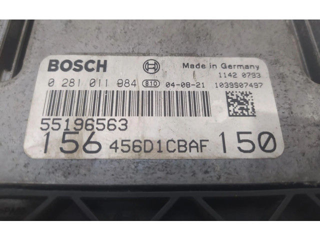 Блок управления двигателем Блок управления 156456D1CBAF Alfa Romeo 166