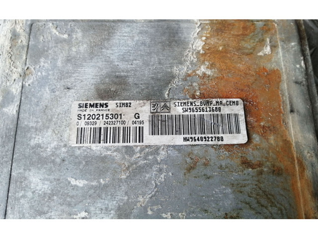 Řídící jednotka 9655613680, HW9655613680 Citroen C2 2007