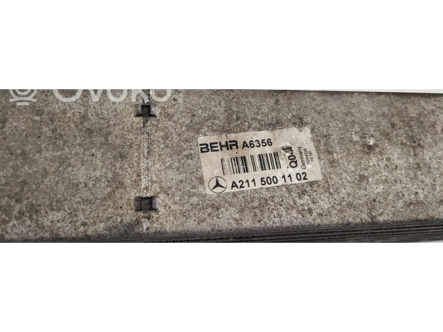 Интеркулер  A2115001102, EA6350   Mercedes-Benz E W211 3.2