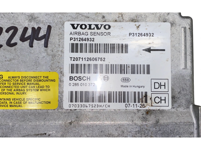 Блок подушек безопасности 0285010372, P31264932   Volvo V70
