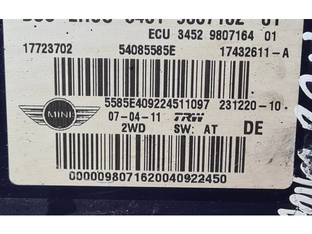 Jednotka ABS 9807162, 17723702 Mini Cooper Countryman R60 2012