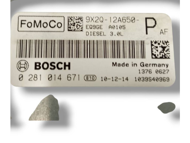 Řídící jednotka 9X2Q12A650P, EQ9GE Jaguar XF X250 2011