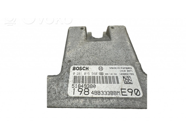 Блок управления двигателя 0281015560, 1984BB333BBME90   Fiat Bravo
