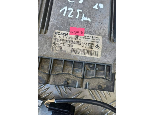 Комплект блоков управления 0281014359, 9664489780 Citroen C8