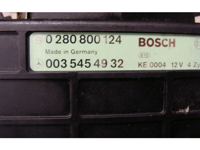 Turbodmychadlo Блок управления двигателем ECU 0280800124 Mrcedes-Benz E W124
