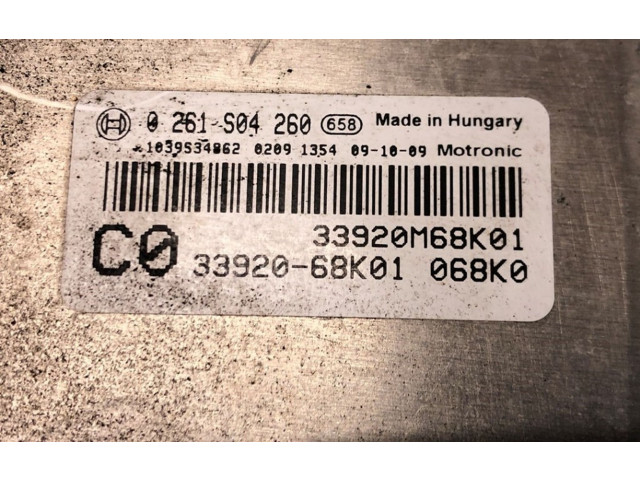 Řídící jednotka 3392068K01, 0261S04260 Nissan Pixo 2010