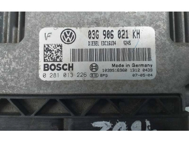 Блок управления двигателя 03G906021KH, 0281013226 Volkswagen Golf SportWagen