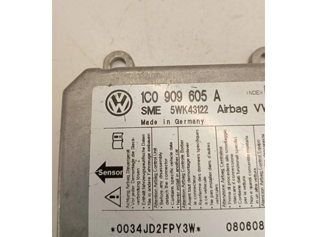 Блок подушек безопасности 1C0909605A, 5WK43122 Volkswagen Transporter - Caravelle T5