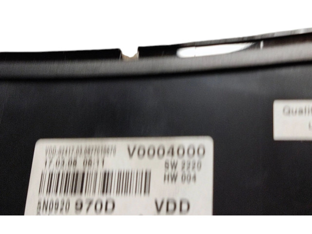 Přístrojová deska Volkswagen Tiguan 2010 5N0920970D, V0004000