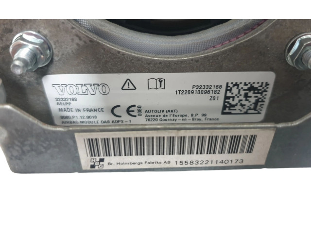 Подушка безопасности водителя 32332168   Volvo S80