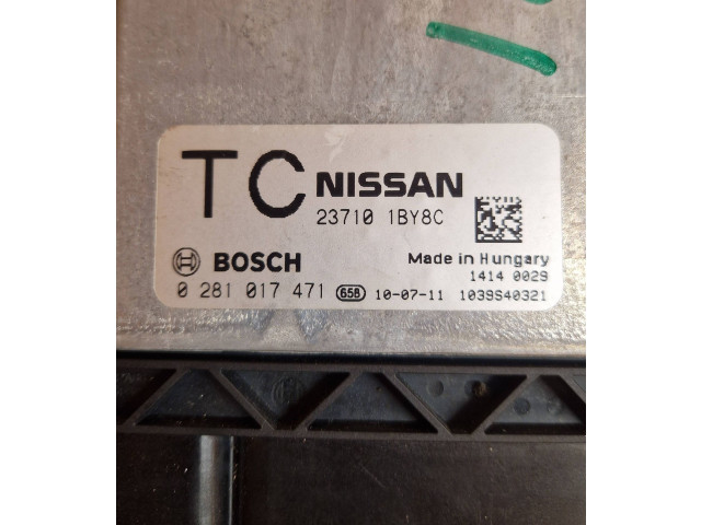 Блок управления двигателя 237101BY8C, 0281017471 Infiniti EX