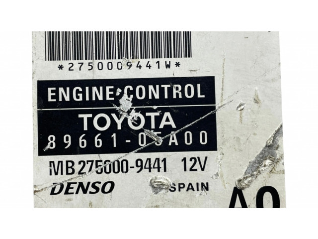 Řídící jednotka 8966105A00, MB2750009441 Toyota Camry 2009