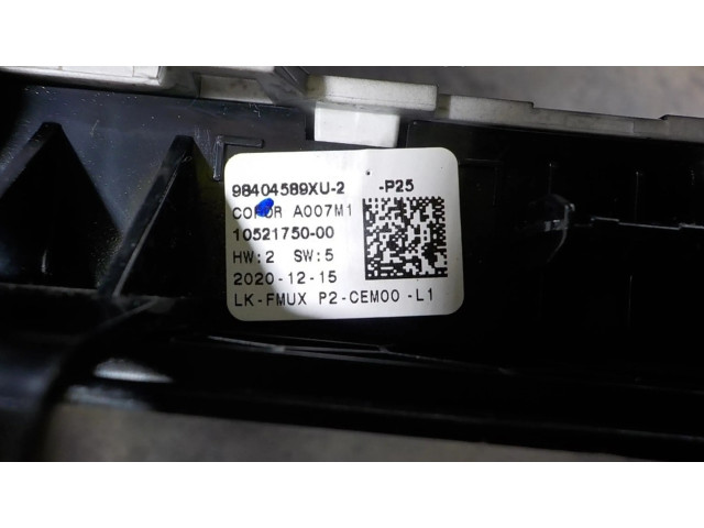 Блок управления климат-контролем 98404589XU, 98404589XU2 Peugeot 2008 II