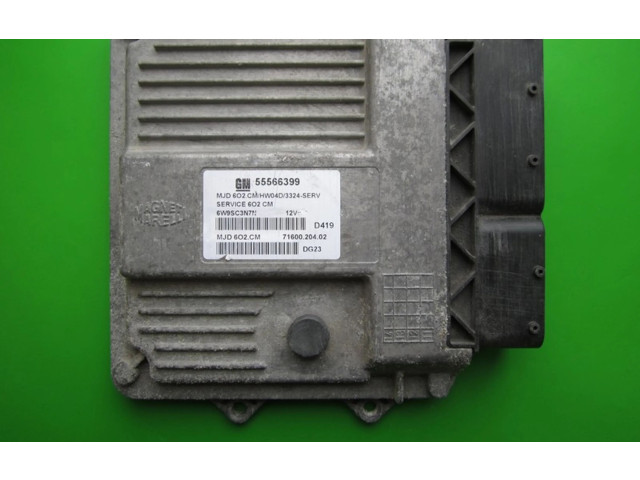 Блок управления двигателем Блок управления 55566399, 7160020402   Opel Combo C