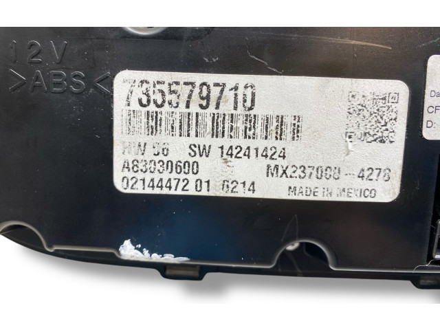 Блок управления климат-контролем 735579710   Fiat 500L