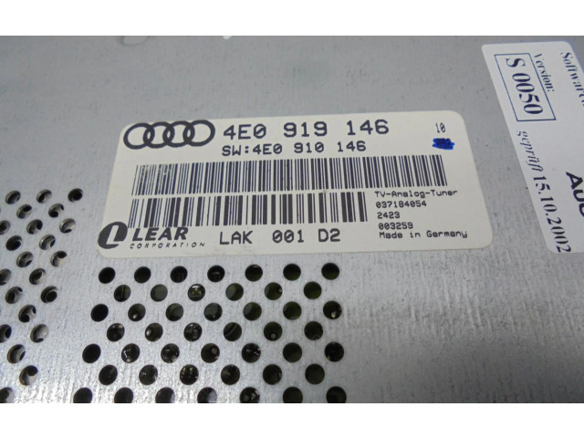 Řídící jednotka 4E0919146   Audi A8 S8 D3 4E 