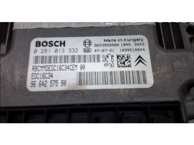 Řídící jednotka    Peugeot 307 2008