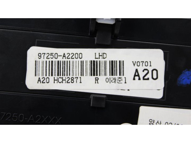 Блок управления климат-контролем 97250A2200, A20HCH2871 KIA Ceed