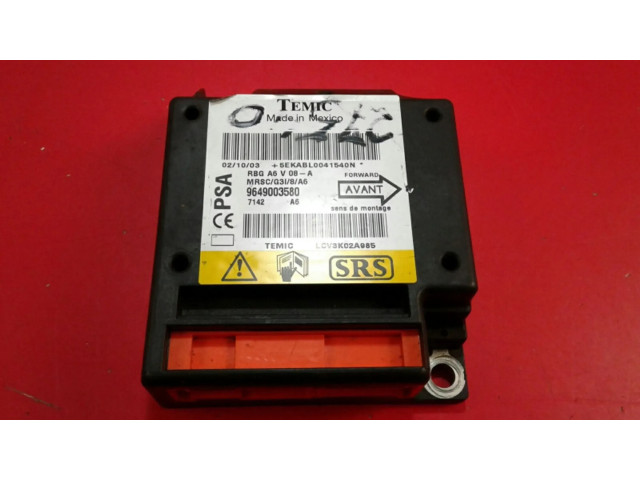 Блок подушек безопасности 9649003580 Citroen C2