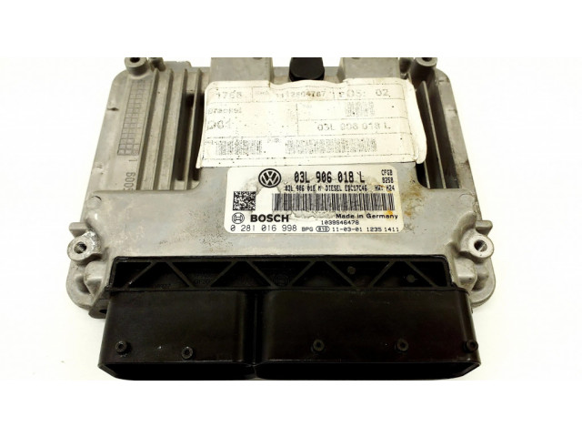 Řídící jednotka 0281016998, 03L906018L Seat Alhambra (Mk2) 2011