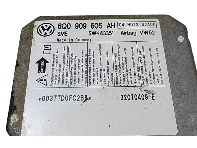 Блок подушек безопасности 6Q0909605AH, 5WK43351 Volkswagen Caddy