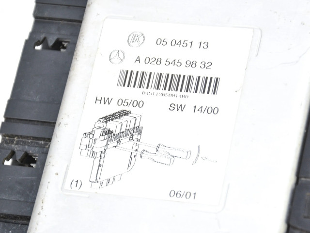 Pojistková skříňka A0285459832 Mercede-Benz S W220 1998