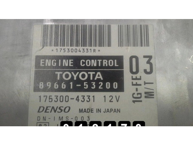 Блок управления двигателя 89661-53200   Lexus IS 200-300