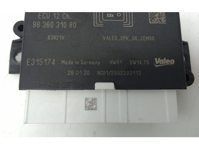 Блок управления 9836031080   Opel Combo E