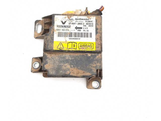 Блок подушек безопасности 8201163278, 28404796023 Dacia Logan I
