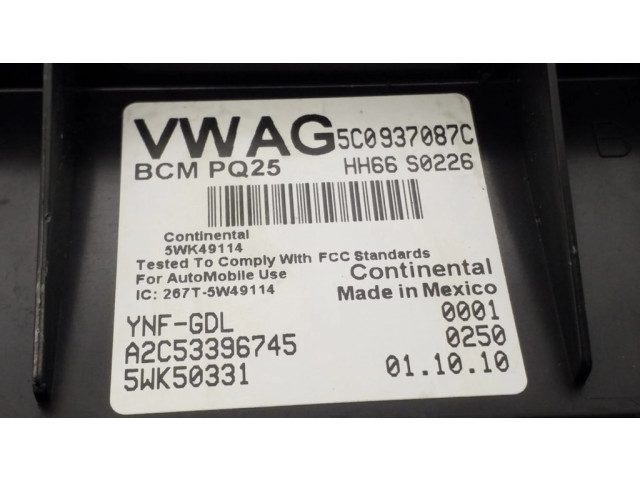Блок комфорта 5C0937087C, A2C53396745 Volkswagen Jetta VI