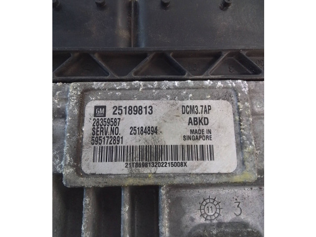 Блок управления двигателя 25189813, 25184894   Opel Antara